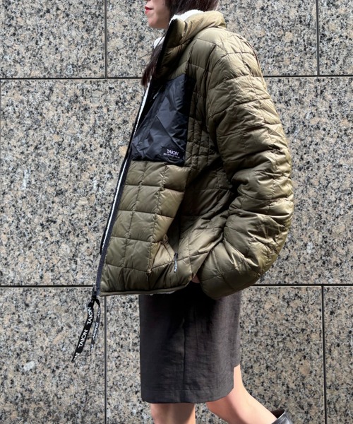 Scrap Book(スクラップブック)の「◆WEB限定 展開◆【TAION】R/S SOFT BOA + LIGHT DOWN HI NECK JACKET(ダウンジャケット/コート・レディース・ホワイト系その他/ブラック・FREE)」の13枚目の写真