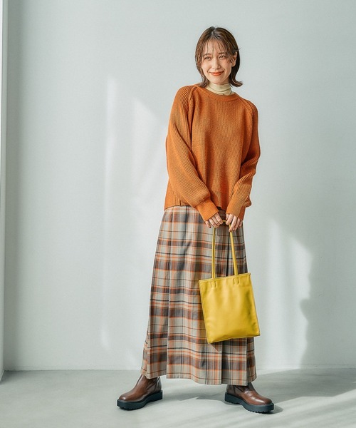 １週間 まとめ売り アングリッド等 コーデセット 13枚 L 秋冬 シンプル WEB限定】カラールーズニットショートカーデ[品番：MKSW0056204