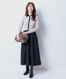 JUSGLITTY（ジャスグリッティー）の「衿ニットドッキング