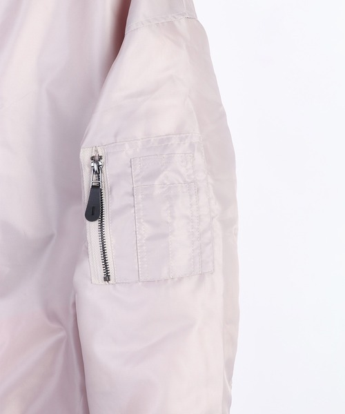 WESTSEA(ウエストシー)の「ポリツイル オーバーサイズ 中綿 MA-1(MA-1・メンズ・カーキ/グレイッシュベージュ/ブラック・M/L)」の13枚目の写真