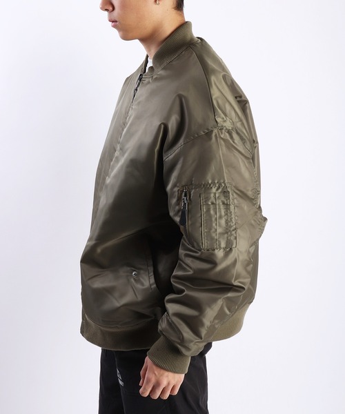 セール】ポリツイル オーバーサイズ 中綿 MA-1（MA-1）｜WESTSEA