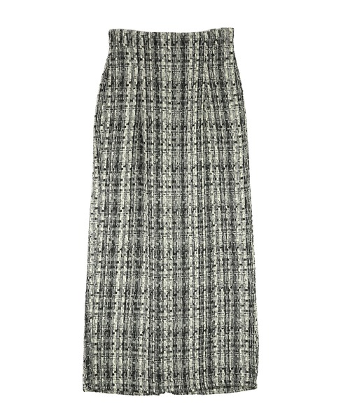 and it_（アンドイット）の「ミックスツイードタイトスカート（スカート・レディース・グレー/ブラック・M）」の12枚目の写真