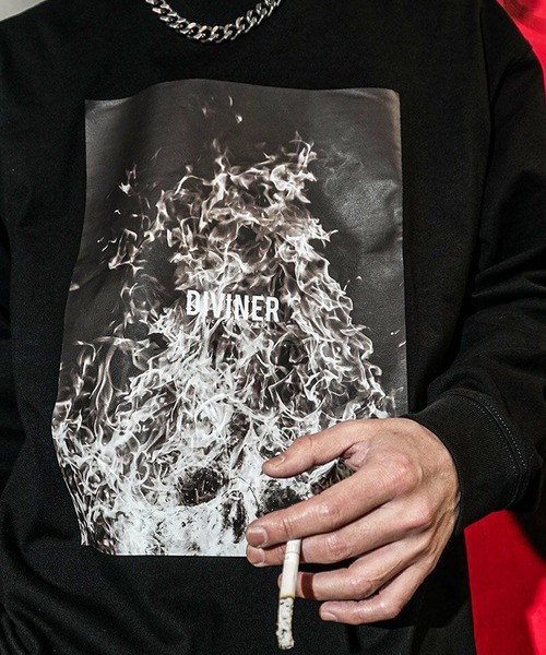 DIVINER(ディヴァイナー)の「CrematoriumL/TEE(ブラック)(Tシャツ/カットソー・メンズ・ブラック・M/L)」の8枚目の写真