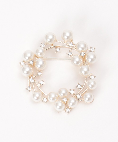 ikka（イッカ）の「ブローチ２５（ブローチ/コサージュ・レディース・その他7/オフホワイト/その他1/ホワイト/クリア/ゴールド・FREE）」の10枚目の写真