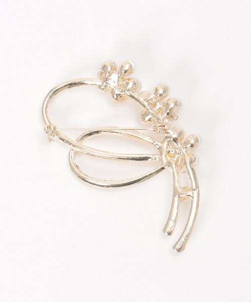 ikka（イッカ）の「ブローチ２５（ブローチ/コサージュ・レディース・その他7/オフホワイト/その他1/ホワイト/クリア/ゴールド・FREE）」の8枚目の写真