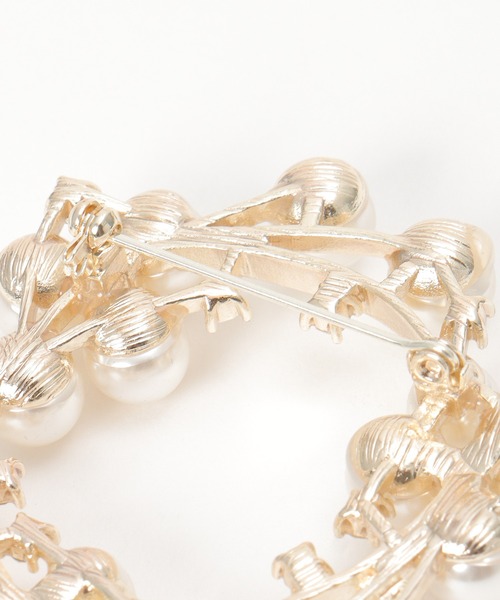 ikka（イッカ）の「ブローチ２５（ブローチ/コサージュ・レディース・その他7/オフホワイト/その他1/ホワイト/クリア/ゴールド・FREE）」の12枚目の写真