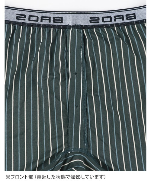 BROS by WACOALMEN(ブロスバイワコールメン)の「トランクス 前開き ストレッチ素材(トランクス・メンズ・レッド/ダークブラウン/グレー/ブラック/グレイッシュブルー/ワインレッド・M/L)」の19枚目の写真