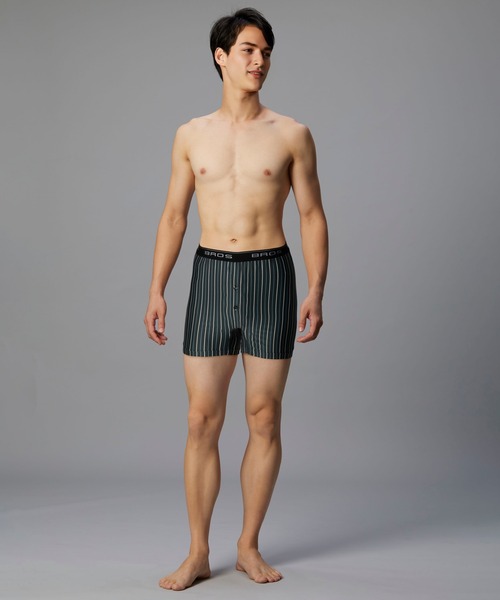 BROS by WACOALMEN(ブロスバイワコールメン)の「トランクス 前開き ストレッチ素材(トランクス・メンズ・レッド/ダークブラウン/グレー/ブラック/グレイッシュブルー/ワインレッド・M/L)」の15枚目の写真