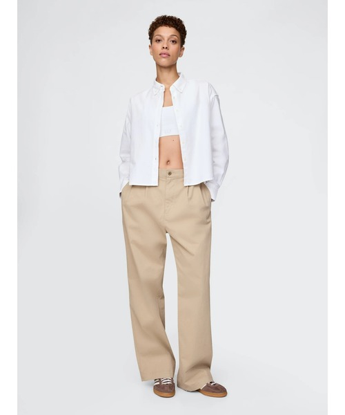 セール】オーガニックコットン ポプリン クロップド ビッグ