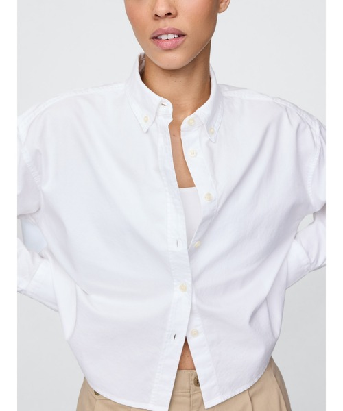 セール】オーガニックコットン ポプリン クロップド ビッグ