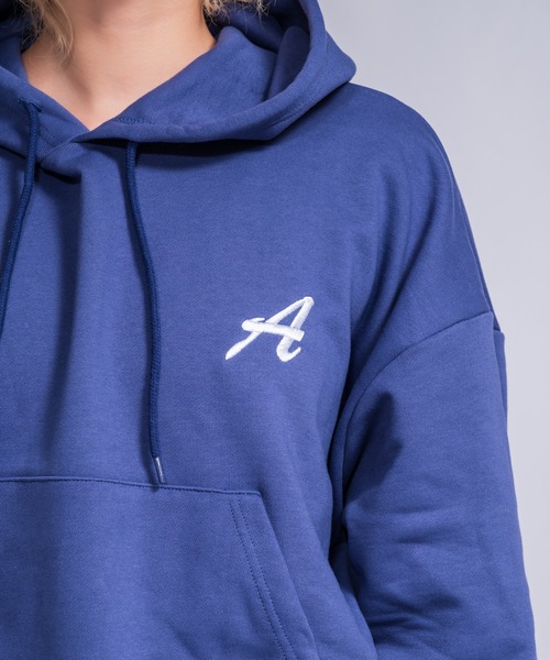 Alite cloth(アリーテクロス)の「ワンポイント刺繍パーカー(パーカー・レディース・ブラック/ホワイト/ネイビー/ベージュ・L/M)」の15枚目の写真