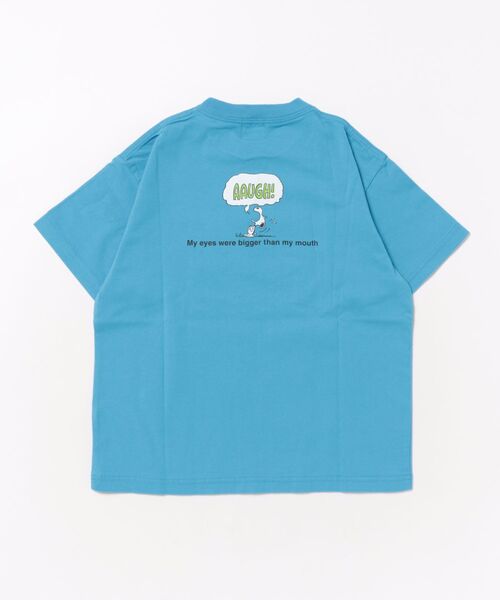 GROOVY COLORS（グルービーカラーズ）の「SNOOPY SANDWICH Tee（Tシャツ/カットソー・キッズ・ライトブルー・130）」の2枚目の写真