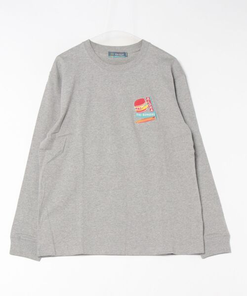 【Hula Lani Hawaii】ハンバーガー刺繍ロゴロングスリーブTシャツ バックロゴ刺繍 ロンT（Tシャツ/カットソー）｜Hula Lani（フララニ）