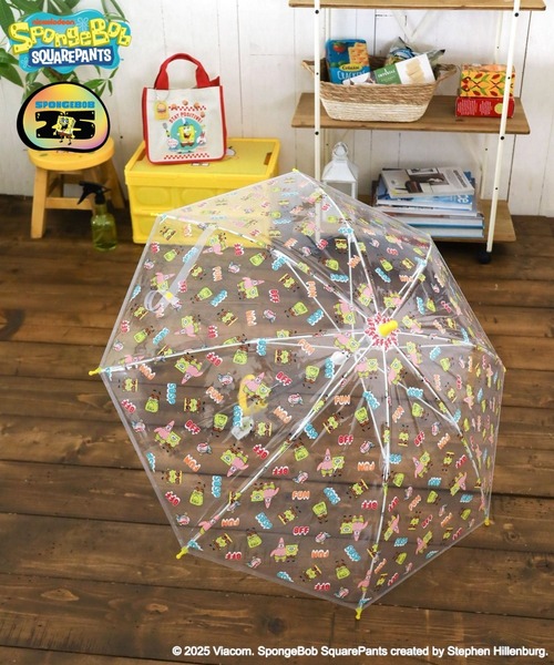 BAYFLOW(ベイフロー)の「【SpongeBob(スポンジ・ボブ)×BAYFLOW】ビニール傘50cm(KIDS)(長傘・キッズ・その他・0)」の6枚目の写真