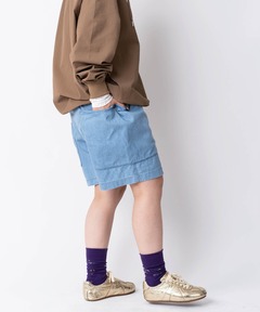 ライトデニムガーデニングショーツ