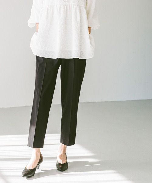 セール】ウツクシルエットプレミアムスリムテーパードパンツ/147669