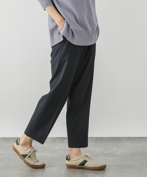 GLOBAL WORK（グローバルワーク）の「ウツクシルエットプレミアムスリムテーパードパンツ/147669（その他パンツ・レディース・ベージュ/ネイビー/ライトグレー/グレイッシュベージュ/ブラック・LARGE/MEDIUM/SMALL/X-SMALL/X-LARGE/XX-LARGE）」の7枚目の写真