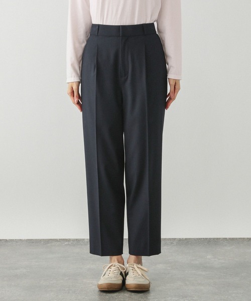 GLOBAL WORK（グローバルワーク）の「ウツクシルエットプレミアムスリムテーパードパンツ/147669（その他パンツ・レディース・ベージュ/ネイビー/ライトグレー/グレイッシュベージュ/ブラック・LARGE/MEDIUM/SMALL/X-SMALL/X-LARGE/XX-LARGE）」の8枚目の写真