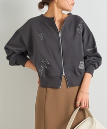 un dix cors | ロゴ刺繍2WAYトップス(スウェット)