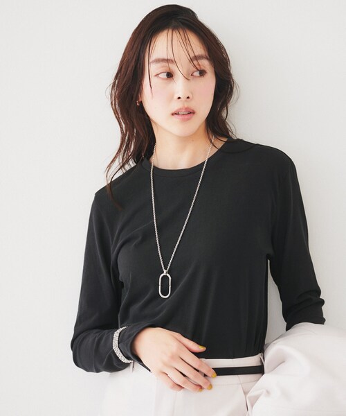 UNTITLED カットソー１５号 セール】ドライタッチ ロングスリーブTシャツ（Tシャツ