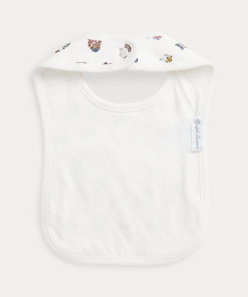 POLO RALPH LAUREN CHILDRENSWEAR（ポロ ラルフ ローレン チルドレンズウェア）の「Polo ベア コットン インターロック ビブ（スタイ/よだれかけ・キッズ・マルチ・ONE）」の5枚目の写真