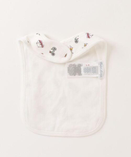 POLO RALPH LAUREN CHILDRENSWEAR（ポロ ラルフ ローレン チルドレンズウェア）の「Polo ベア コットン インターロック ビブ（スタイ/よだれかけ・キッズ・マルチ・ONE）」の2枚目の写真