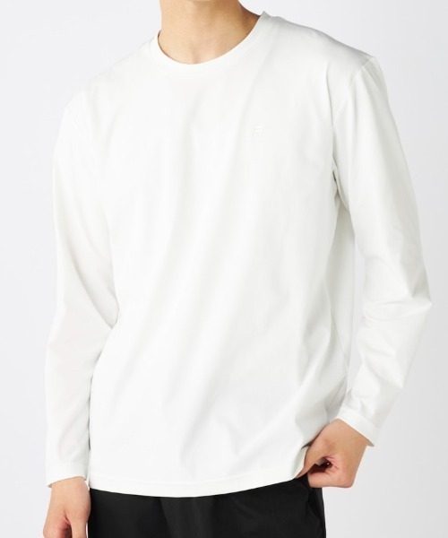 FILA(フィラ)の「【水陸両用】BOX 長袖Tシャツ(Tシャツ/カットソー・メンズ・ネイビー/ホワイト/ブラック・MEDIUM/LARGE/X-LARGE)」の2枚目の写真