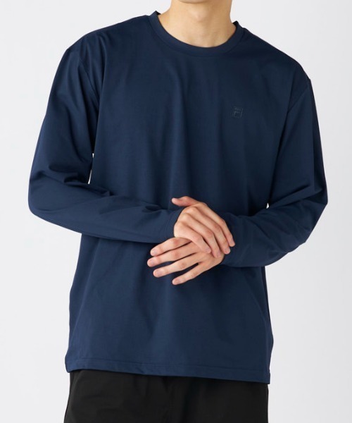 FILA(フィラ)の「【水陸両用】BOX 長袖Tシャツ(Tシャツ/カットソー・メンズ・ネイビー/ホワイト/ブラック・MEDIUM/LARGE/X-LARGE)」の12枚目の写真