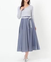 カシュクールドッキングワンピース