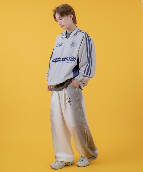 improves（インプローブス）の「グランジ加工 裏毛スウェット タックパンツ（スウェットパンツ・メンズ・ピンク/ブラウン/ブラック/ホワイト・LARGE/MEDIUM）」の10枚目の写真