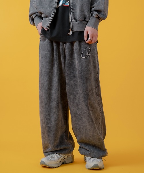 improves（インプローブス）の「グランジ加工 裏毛スウェット タックパンツ（スウェットパンツ・メンズ・ピンク/ブラウン/ブラック/ホワイト・LARGE/MEDIUM）」の12枚目の写真