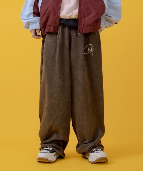 improves（インプローブス）の「グランジ加工 裏毛スウェット タックパンツ（スウェットパンツ・メンズ・ピンク/ブラウン/ブラック/ホワイト・LARGE/MEDIUM）」の19枚目の写真