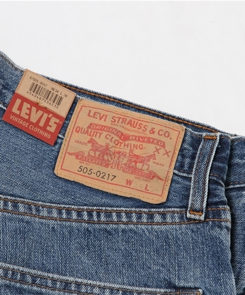 Levi's（リーバイス）の「LEVIS VINTAGE CLOTHING-505 1967モデル/ミッドカラー（デニムパンツ・メンズ・インディゴブルー・W34 L34/W31 L34/W32 L34/W33 L34/W30 L34）」の7枚目の写真