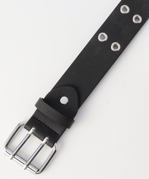 FREAK'S STORE（フリークスストア）の「ダブルピンベルト/ムラ加工（ベルト・メンズ・ブラック/ブラウン/ホワイト・ONE SIZE）」の4枚目の写真