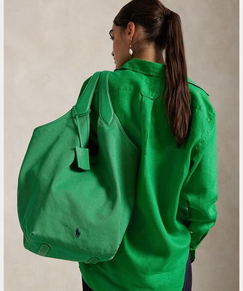 Polo Ralph Lauren◆ポロプレイキャンバスラージトートバッグ Polo Play キャンバス ラージ トート（トートバッグ）｜POLO