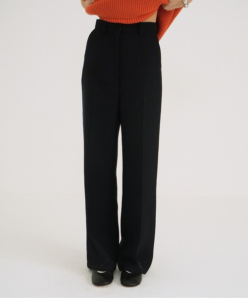 パンツ CLANE セール】CENTER CLEASE STRAIGHT PANTS（その他パンツ）｜CLANE