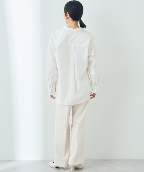 YECCA VECCA（イェッカヴェッカ）の「イージーケアオーバーシャツ（シャツ/ブラウス・レディース・ブルー系その他4/ブルー系その他6/オフホワイト/ピンク・FREE）」の21枚目の写真