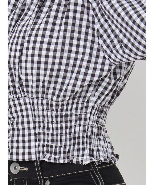 GYDA（ジェイダ）の「2WAYギャザーオフショルコルセットブラウス（シャツ/ブラウス・レディース・その他1/ベージュ/オフホワイト・FREE）」の16枚目の写真