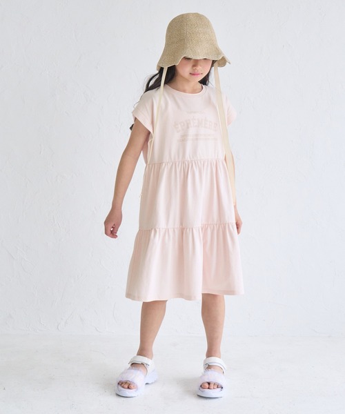 ROPE' PICNIC(ロペピクニック)の「【KIDS/キッズ】ロゴティアードカットソーワンピース(ワンピース・キッズ・ピンク/ブラック・L/M/S)」の15枚目の写真
