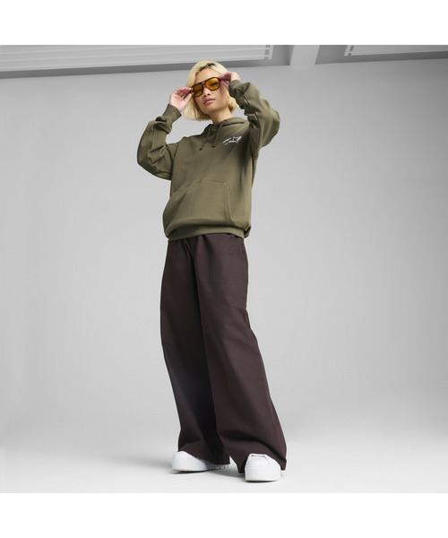 PUMA(プーマ)の「PUMA プーマ ユニセックス FUTURE.PUMA.ARCHIVE リラックス GR フーディ(パーカー・メンズ・ブラック/グリーン系その他・XX-LARGE/X-LARGE/MEDIUM/SMALL/LARGE)」の10枚目の写真