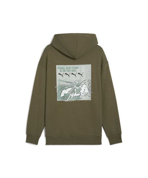 PUMA(プーマ)の「PUMA プーマ ユニセックス FUTURE.PUMA.ARCHIVE リラックス GR フーディ(パーカー・メンズ・ブラック/グリーン系その他・XX-LARGE/X-LARGE/MEDIUM/SMALL/LARGE)」の14枚目の写真