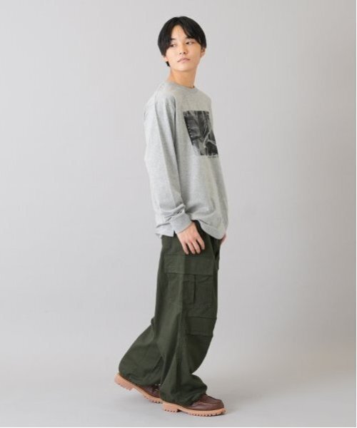 GLAZOS（グラソス）の「【大人向けサイズあり】コットンツイル・ワイドカーゴパンツ（その他パンツ・キッズ・ブラック/カーキ・LL/M/L/S）」の13枚目の写真