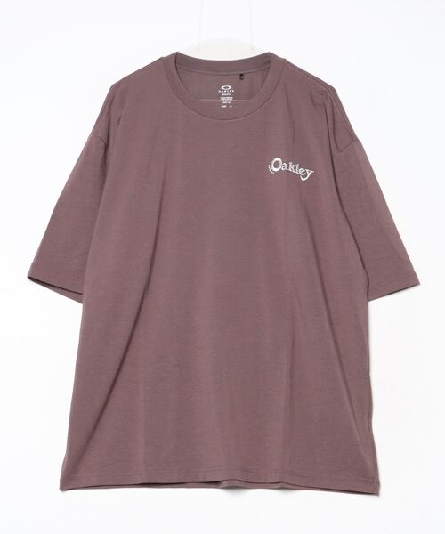 OAKLEY(オークリー)の「オークリー EN NEW RETRO TEE MOTEL 2.0(Tシャツ/カットソー・メンズ・オフホワイト/ブラック/パープル・M/L/LL/3L)」の1枚目の写真