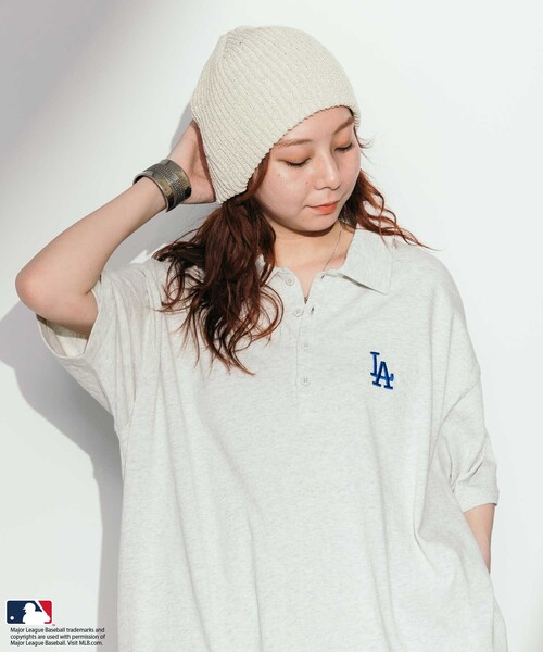MLB Korea ポロシャツ ワンピース ポロワンピ MLB〉半袖ポロワンピース｜子供服・ベビー服の通販 chil2