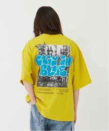 GLAZOS | フォトグラフィティロゴ発泡プリントビッグ半袖Tシャツ(Tシャツ/カットソー)