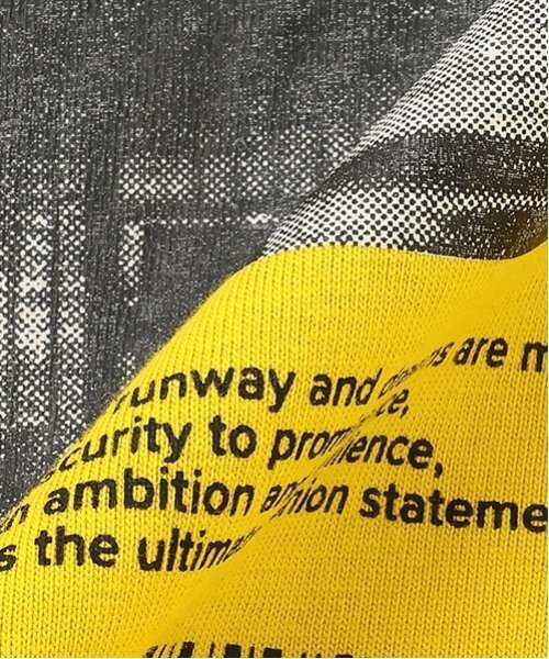 GLAZOS(グラソス)の「フォトグラフィティロゴ発泡プリントビッグ半袖Tシャツ(Tシャツ/カットソー・メンズ・ブルー/イエロー/ブラック/ホワイト・L/M/S/LL)」の14枚目の写真