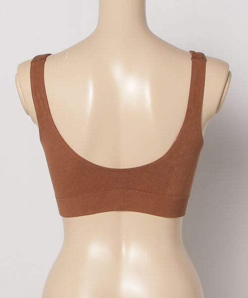 BOODY（ブーディ）の「【BOODY】 シェイパーパッドブラ（スポーツブラ・レディース・アッシュブラウン・MEDIUM/SMALL）」の3枚目の写真