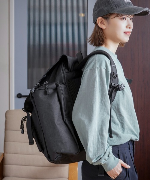BEN DAVIS（ベンデイビス）の「【BEN DAVIS/ベンデイビス】EXPANSION CAMP DAYPACK 林間学校バッグ（バックパック/リュック・メンズ・ブラック・FREE）」の13枚目の写真
