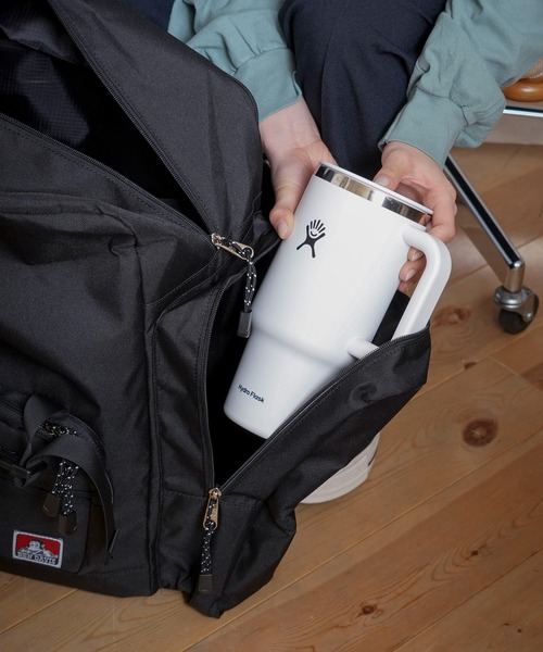 BEN DAVIS（ベンデイビス）の「【BEN DAVIS/ベンデイビス】EXPANSION CAMP DAYPACK 林間学校バッグ（バックパック/リュック・メンズ・ブラック・FREE）」の8枚目の写真