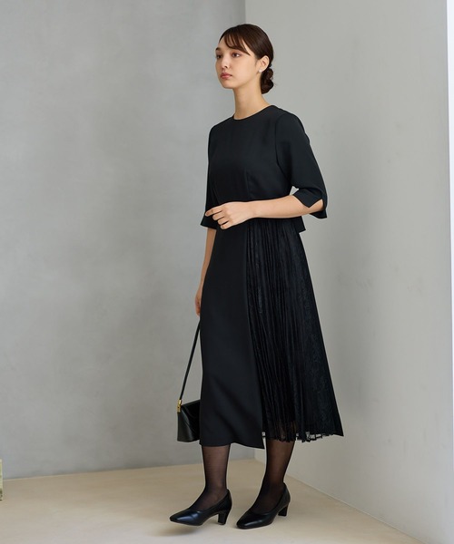 Andemiu（アンデミュウ）の「【WEB限定/T.P.O/冠婚葬祭】フォーマルヒールパンプス260009（パンプス・レディース・ブラック・LARGE/MEDIUM）」の5枚目の写真